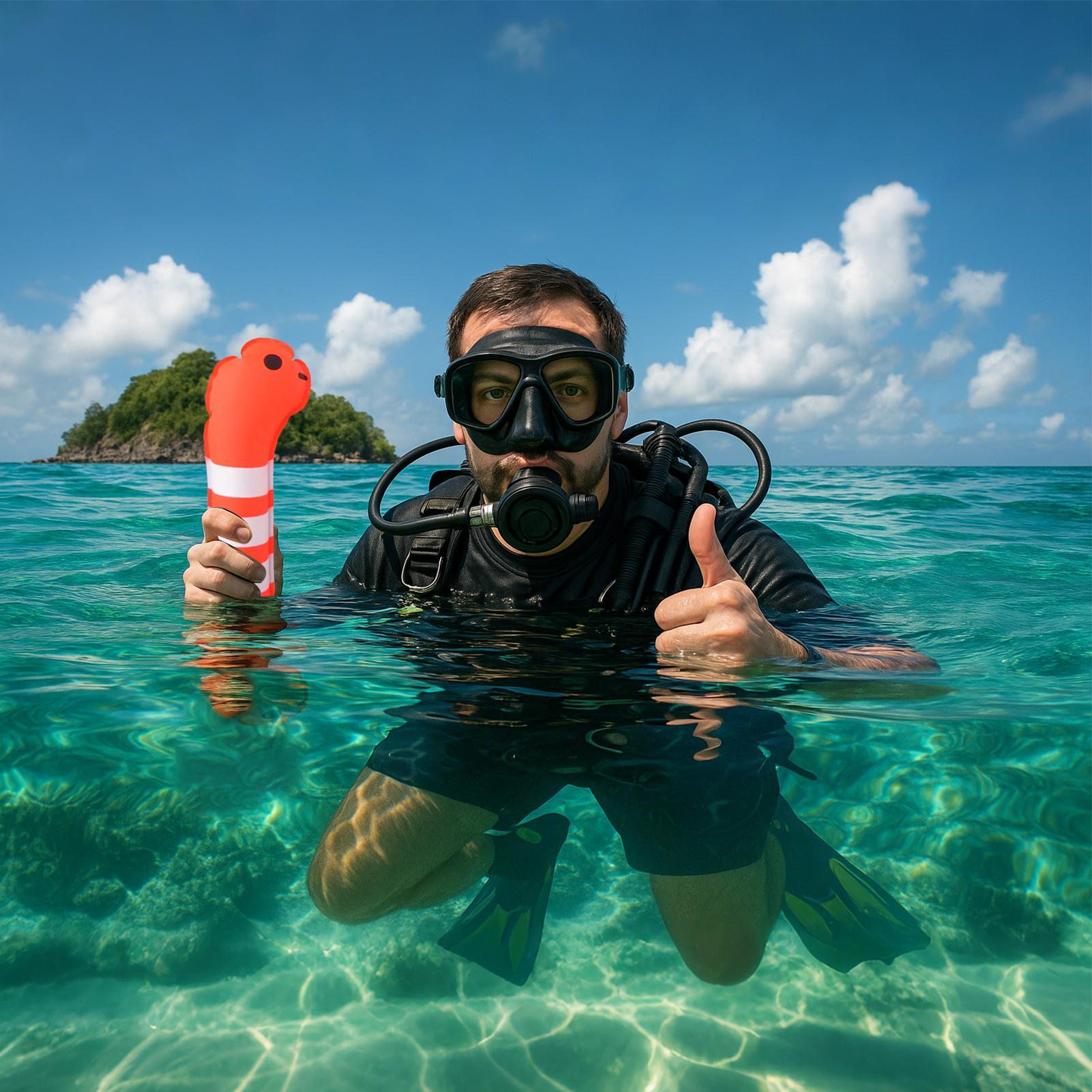 Pull Buoy Swimming - Schwimmboje, faltbar, reflektierend, schwimmfähiger Markierungsmacher mit