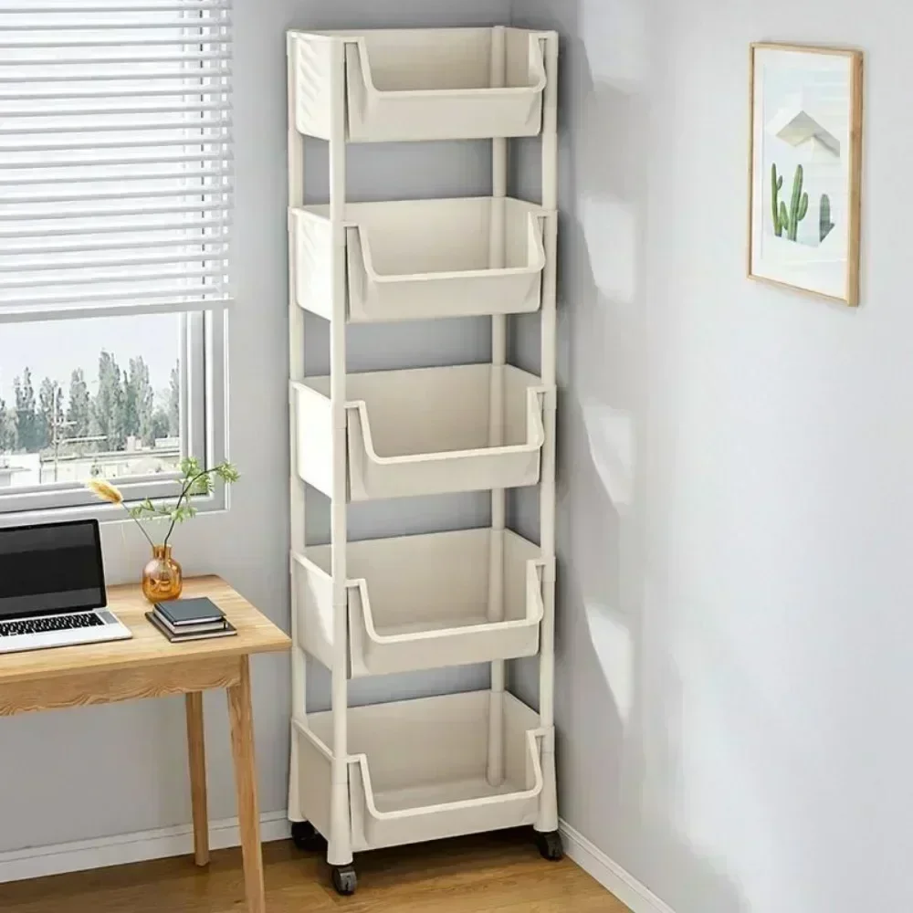 Sports Equipment Cabinet - Küchen-Organizer Aufbewahrungsregal Mobiler Snack- und Spielzeugwagen