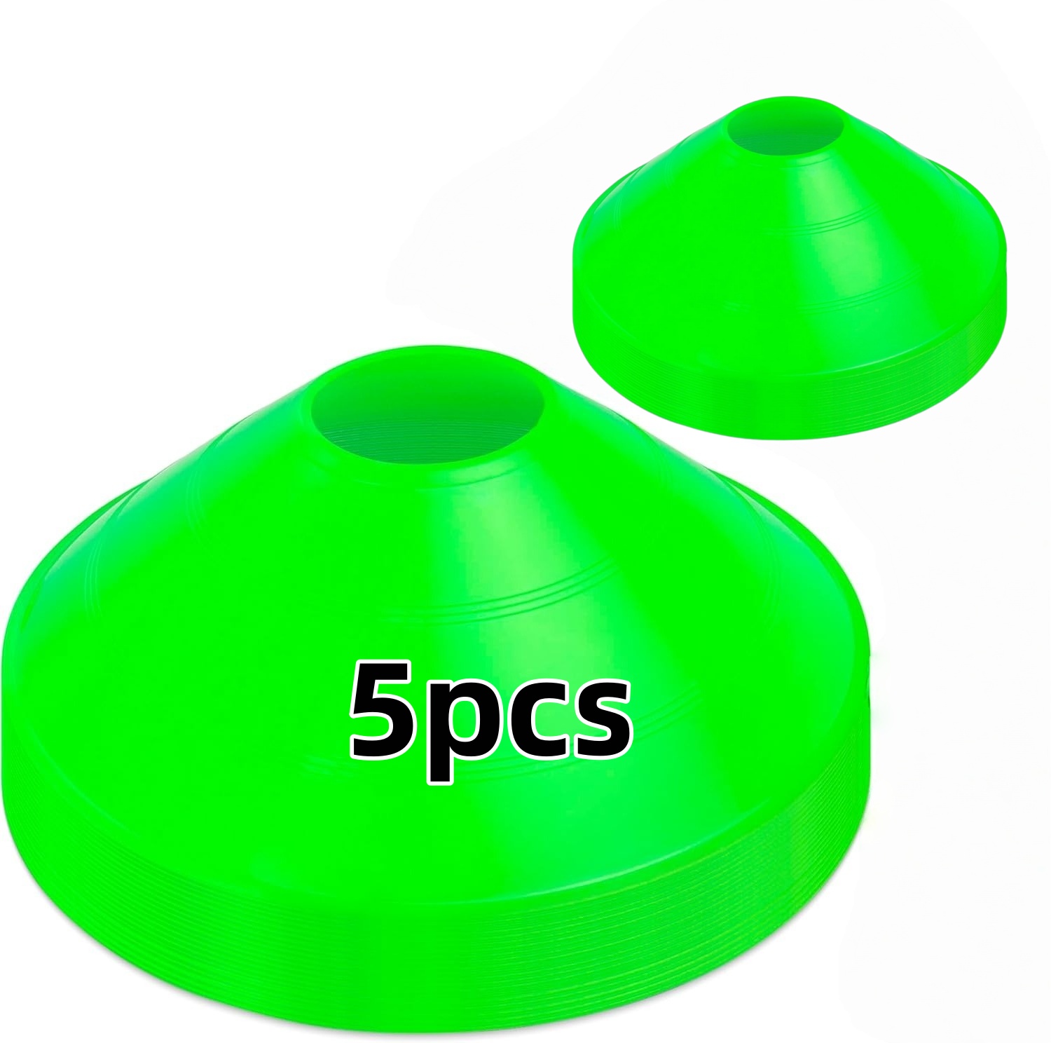 Football Training Cone - 5 Stück Fußball-Trainingsplatten Fußballkegel Agilitätstraining Feldmarkierung