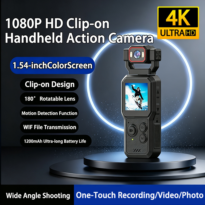 Sports Equipment In Chinese - 4K Sportkamera Ausgestattet mit 1,54-Zoll CMOS-Sensor