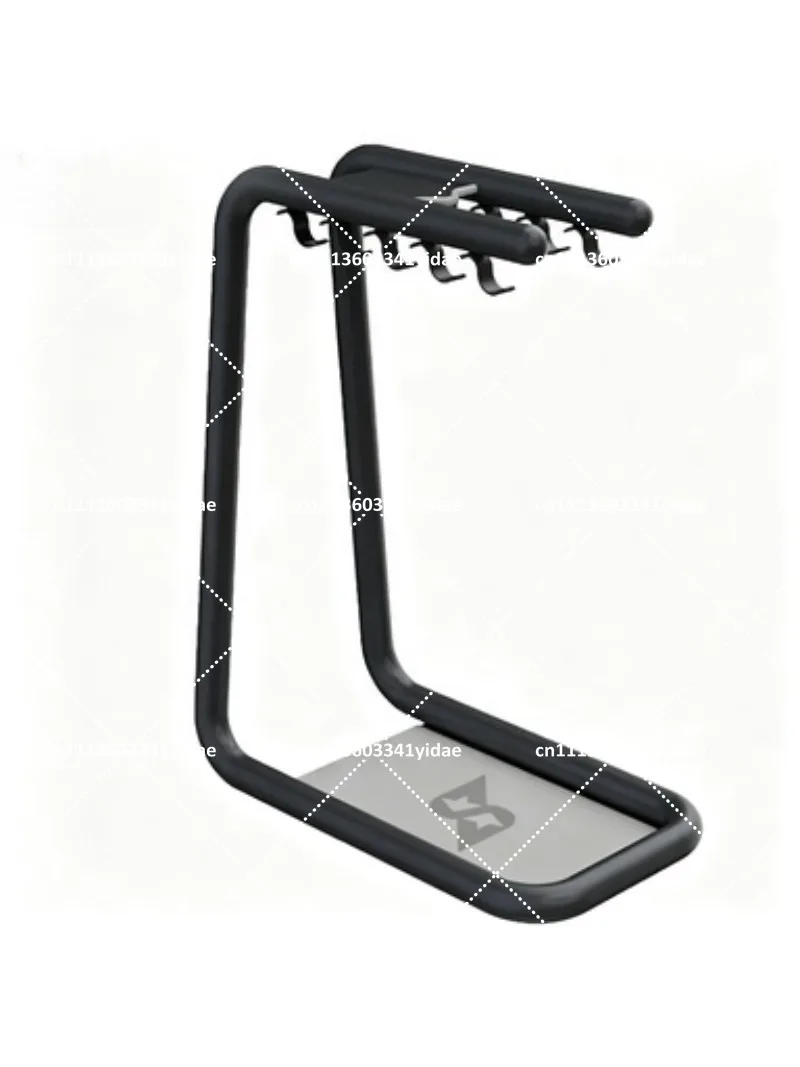 Sports Equipment Storage Rack - Edelstahl-Aufbewahrungsregal für Squat-Bankdrückstange, Fitness-Trainingszubehör, Organizer für