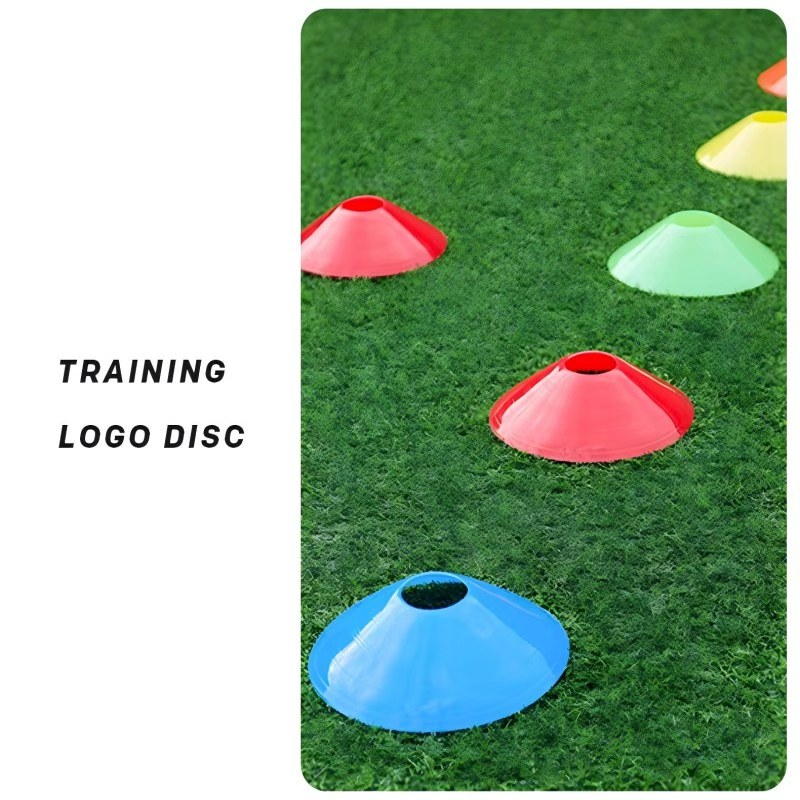 Football Training Cone - 10 Stück Fußball-Kegelplatte, Fußball-Trainingsplatte, Agile-Übungsfeld, Markierung,