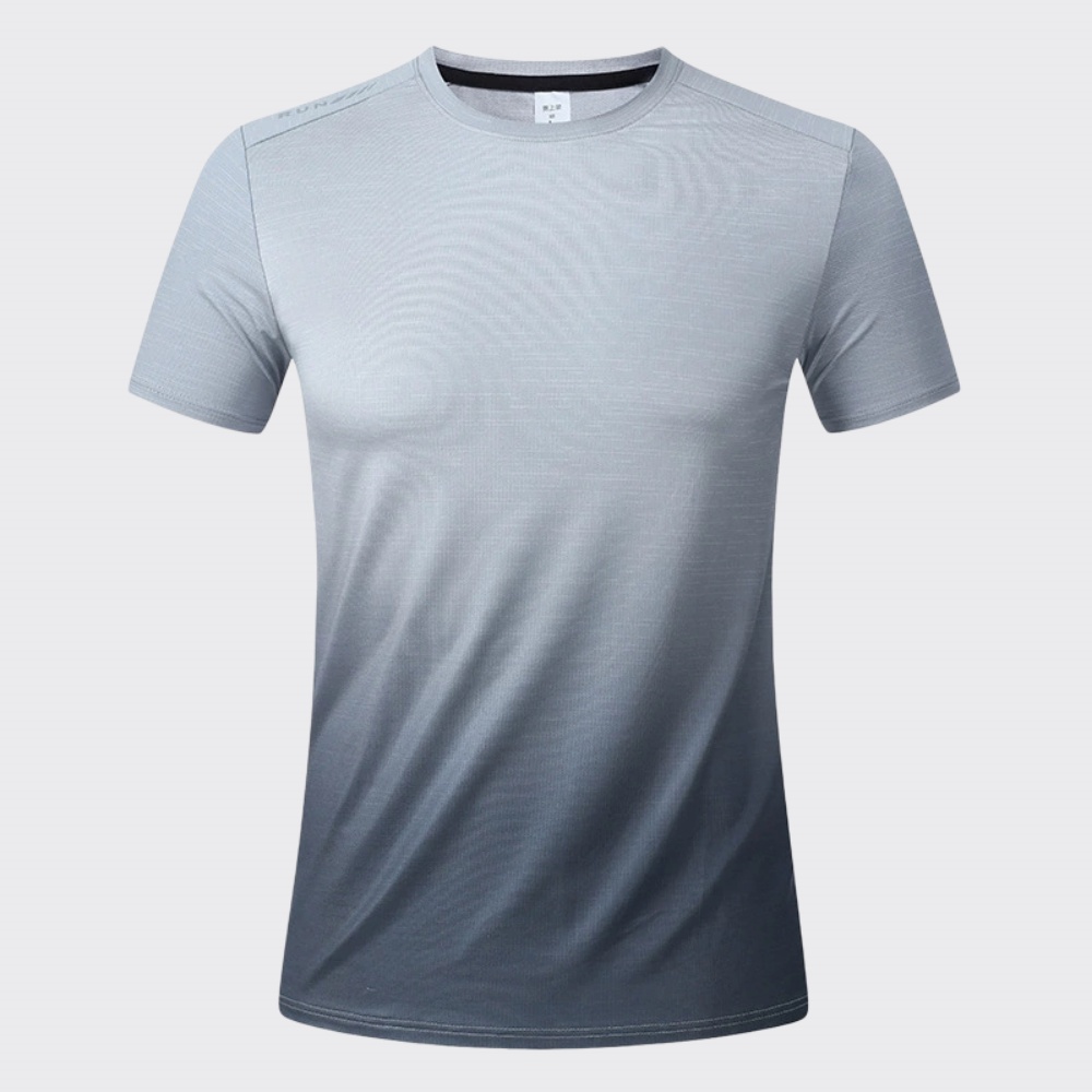 Sports Equipment Logos - Herren Fitness Lauf-T-Shirt Gym Sport Farbverlauf-Shirts