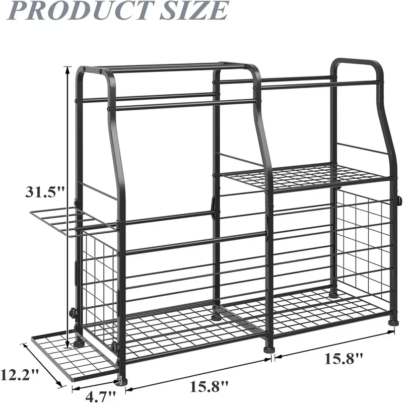 Sports Equipment Storage Rack - 2026 Ball-Aufbewahrungsregal Garagen-Organizer-System für drinnen und