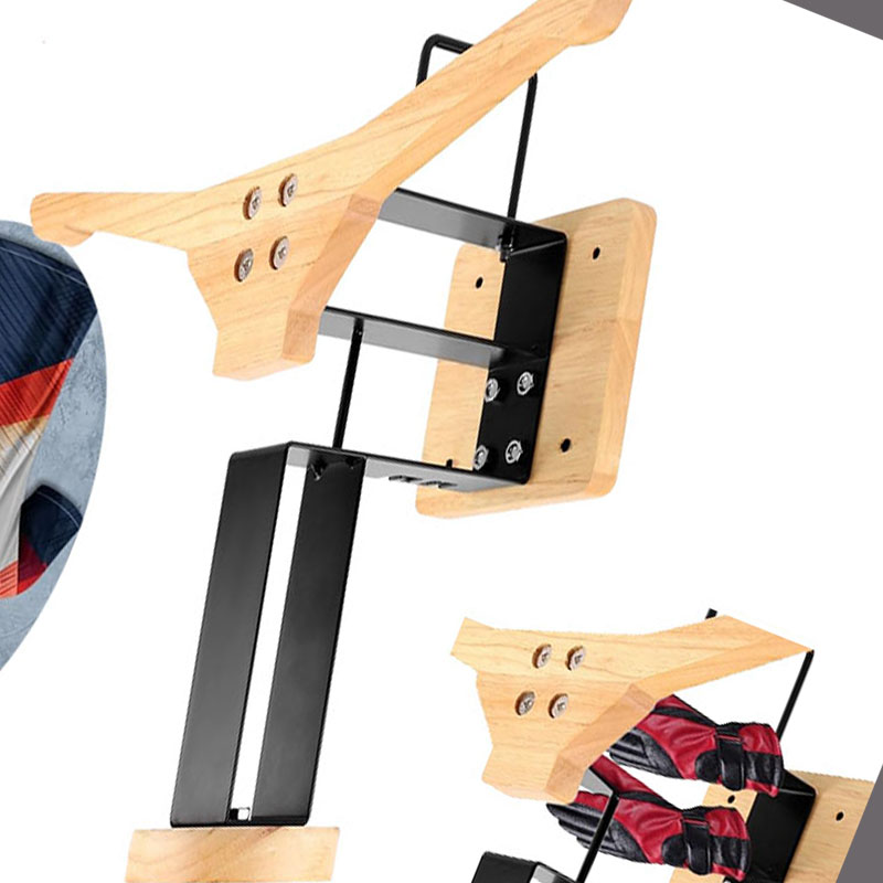 Holz-Motorradhelmhalter Wandmo – Sports Equipment Storage Rack Bewertung und Preis