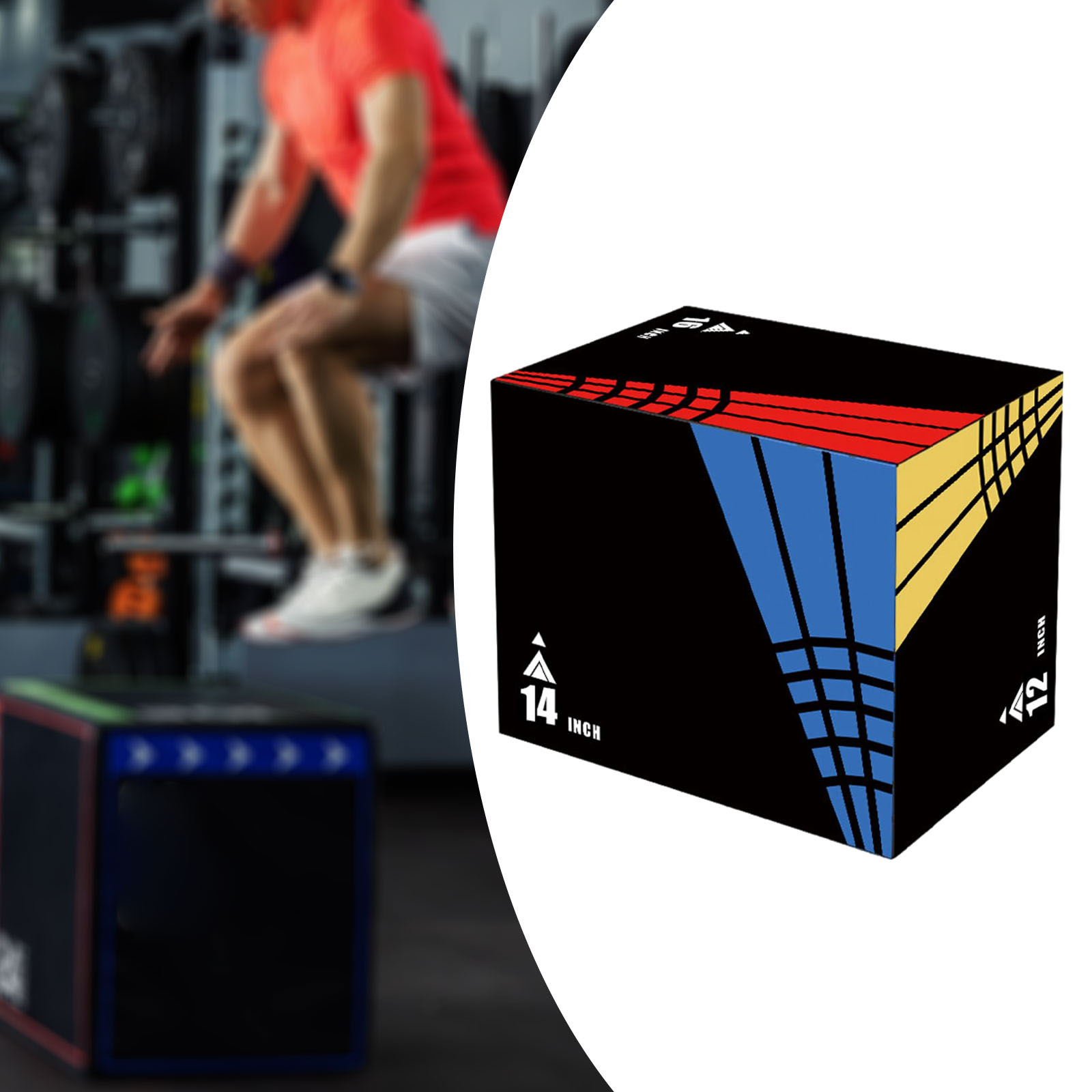 3-in-1-Sprungbox, plometrische – Sports Equipment Storage Rack Bewertung und Preis