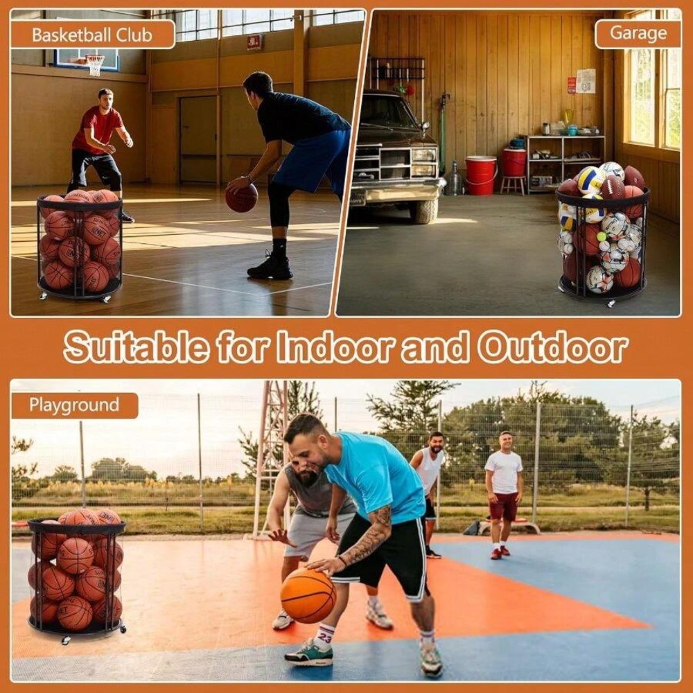 Schwerlast-Ballaufbewahrungswa – Sports Equipment Basketball Bewertung und Preis