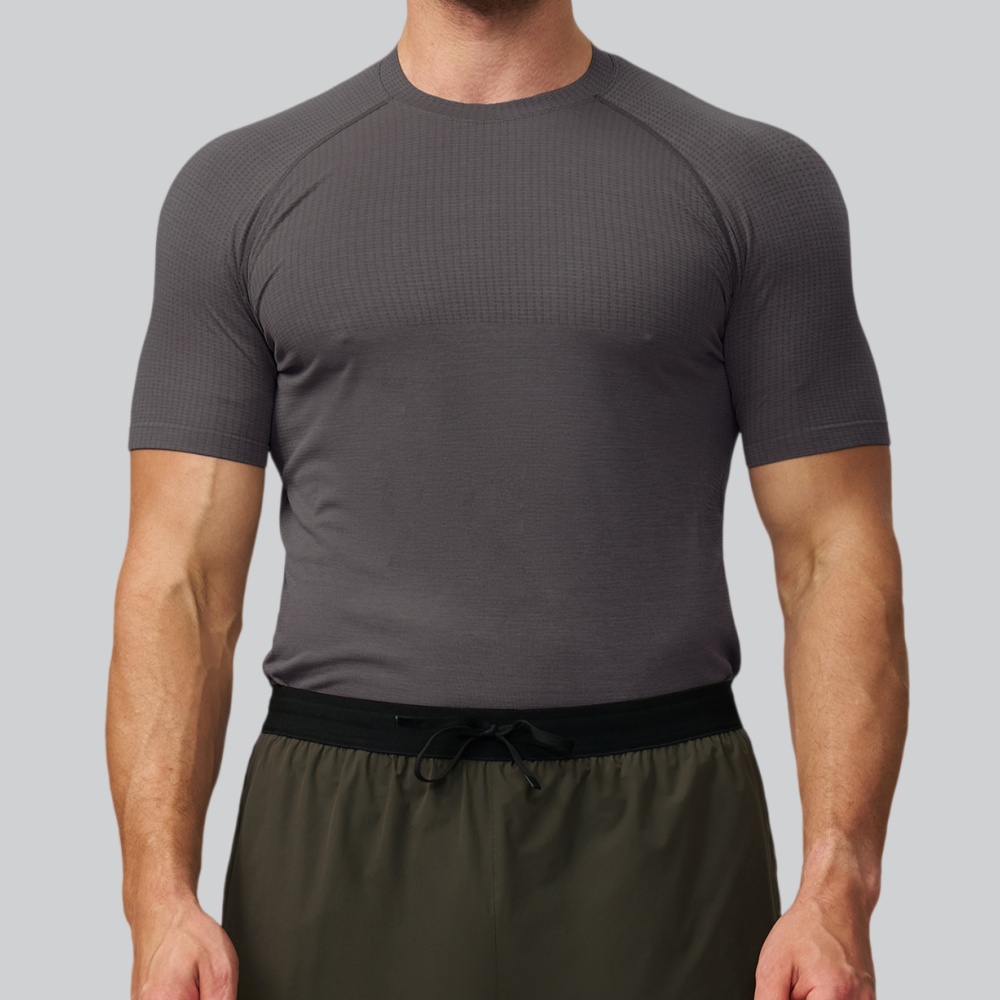 Herren Einfarbiges Sport-T-Shi – Sports Equipment Logos Bewertung und Preis