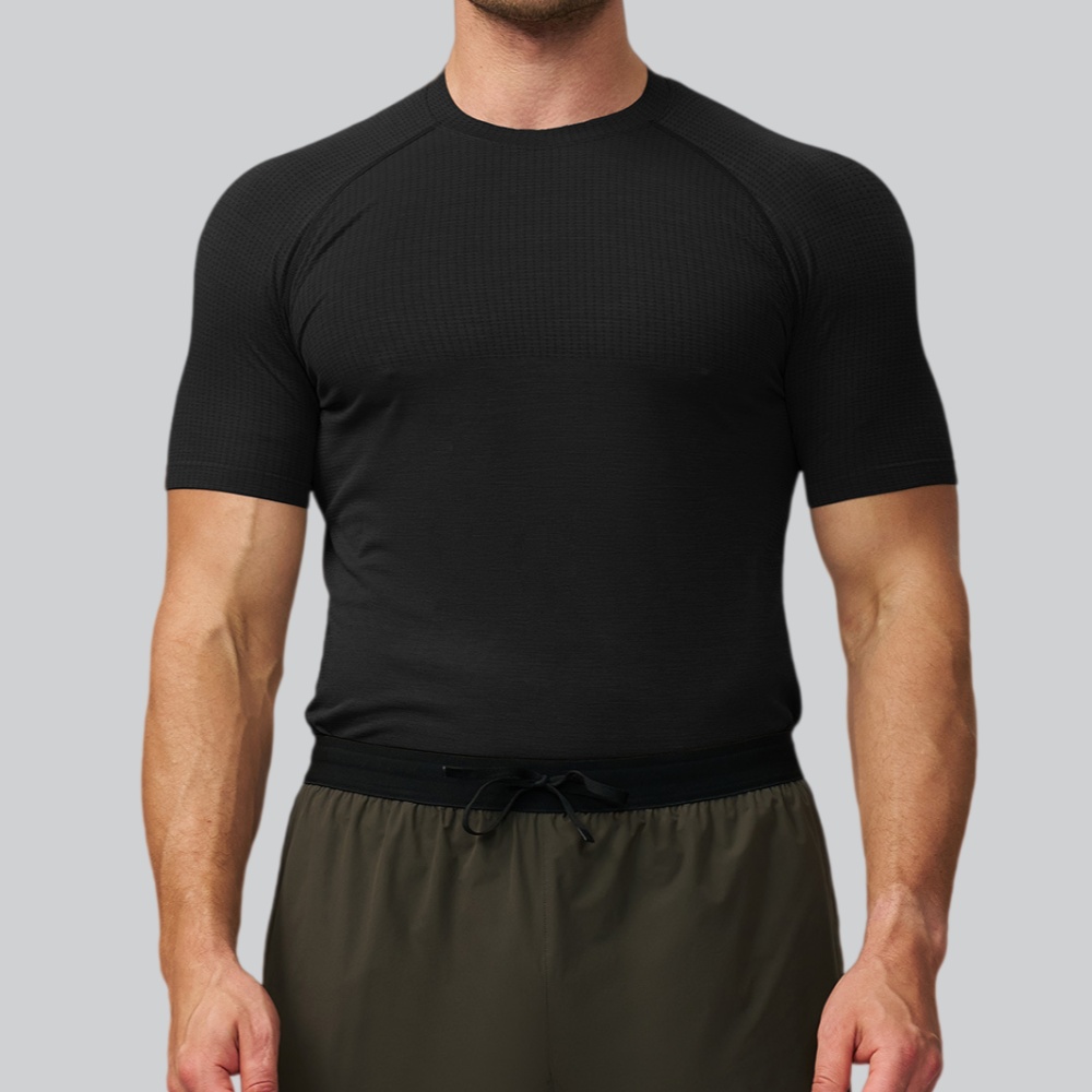 Herren Einfarbiges Sport-T-Shi – Sports Equipment Logos Bewertung und Preis