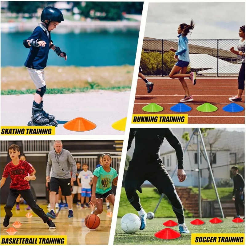 Runde, dicke Fußball-Markierun – Football Training Cone Bewertung und Preis