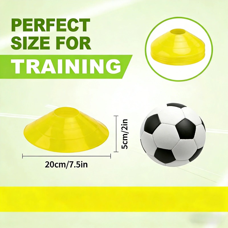 Runde, dicke Fußball-Markierun – Football Training Cone Bewertung und Preis