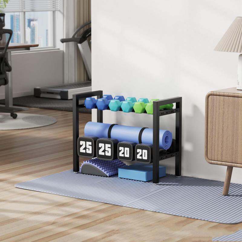 Verstellbares Metall-Hantelreg – Sports Equipment Storage Rack Bewertung und Preis