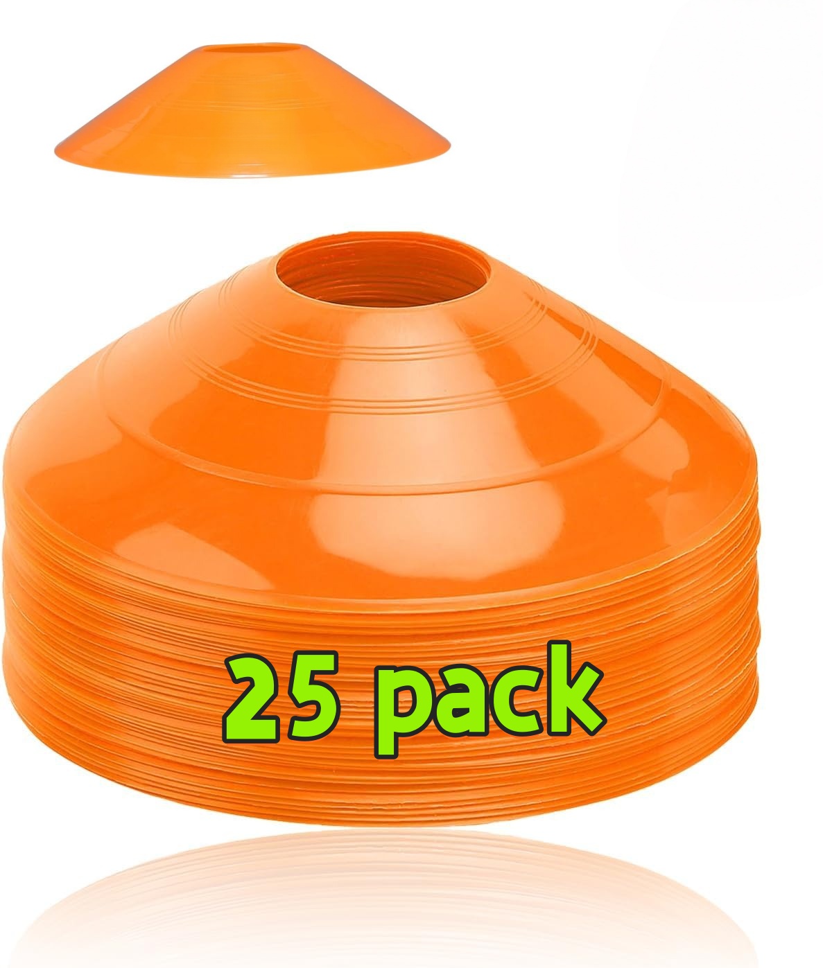 25er-Pack Fußballkegel, Traini – Football Training Cone Bewertung und Preis